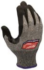Milwaukee High Cut Grey HPPE, Nitrile, Nylon, Spandex Work Gloves, Size 8, Nitrile Coating