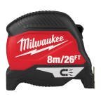 Milwaukee Gen 4 8 m Tape Measure, Imperial, Metric