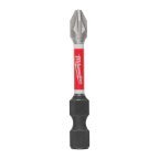 Milwaukee Bit, PZ 2 Tip, Impact Drive, 50mm Overall 10-Piece