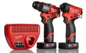 Milwaukee M12FPP2A2-602X 12V Cordless Cordless Power Tool Kit