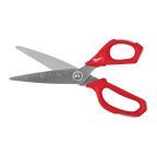 Milwaukee 230mm Chrome Plated Straight Scissor Red
