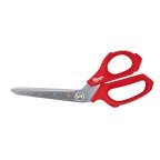 Milwaukee 240mm Chrome Plated Straight Scissor Red