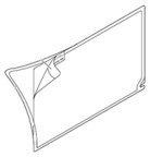 Mitsubishi Electric Protective Cover Protective Sheet For Use With HMI GT21 Model