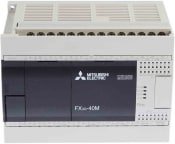 Mitsubishi Electric FX3G Series Logic Module, 24-Input, Sink Input, 16 Outputs, Relay Output
