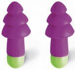 Moldex 6400 Series Purple, Green Reusable Ear Plugs, 29 dB Rated Metal Detectable 50