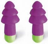 Moldex 6411 Series Green, Purple Reusable Ear Plugs, 29 dB Rated Metal Detectable 1