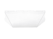 MSA Safety Clear Polycarbonate Visor with Brow Guard with Visor Guard, Resistant To Chemical Splash, Impact Resistant