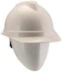MSA Safety V-Gard 500 White Safety Helmet Adjustable