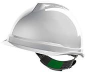 MSA Safety V-Gard 520 White Safety Helmet Adjustable