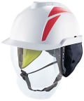 MSA Safety V-Gard 950 Class 1 White Safety Helmet Chin Strap Included Adjustable