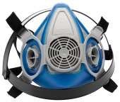 MSA Safety Advantage 200 LS Series Half Mask Replacement Filter Included Respirator Mask, Size M Hypoallergenic