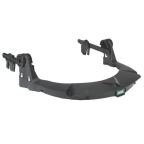 MSA Safety Black High Density Polyethylene, Polyamide Nylon Face Shield with Universal, Standard Guard with Slotted
