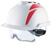MSA Safety V-Gard 930 White Safety Helmet Ventilated Adjustable
