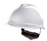 MSA Safety V-Gard 520 White Safety Helmet Adjustable