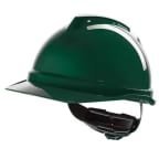 MSA Safety V-Gard 500 Green Safety Helmet Adjustable