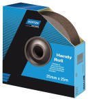 Norton P60 Grit Medium, 25 m x 50mm