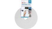 VELCRO® White Hook & Loop Tape, 10mm x 25 m