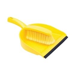 Dustpan and Brush Set Yellow 102940YL