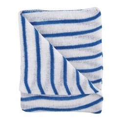 Hygiene Dishcloths 406x304mm/16x12 Inch Blue/White (Pack of 10) 100755B