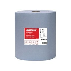 Katrin Classic Industrial Hand Towel Roll Blue 500 Sheets (Pack of 2) 464224
