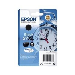 Epson 27XL Alarm Clock DURABrite Ultra Ink Cartridge High Yield Black C13T27114012