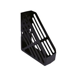Q-Connect Magazine Rack Black Ref KF04061