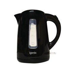 Igenix 1.7 Litre Jug Kettle Cordless Black 3Kw IG7205