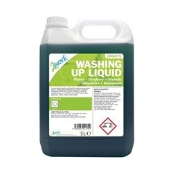 2Work Washing Up Liquid Fresh Scent 5 Litre Bulk Bottle 2W04170
