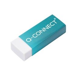 Q-Connect Plastic Eraser White (20 Pack) KF00236