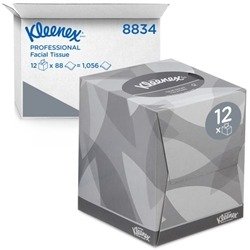 Kleenex Facial Tissues Cube 90 Sheets (Pack of 12) 8834