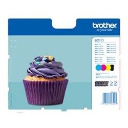 Brother LC123 Inkjet Cartridge CMYK Multipack LC123VALBP