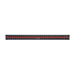 Linex Tri-Scale Ruler 30cm Aluminium Black H382
