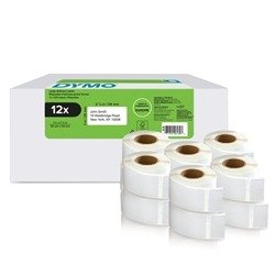 Dymo LabelWriter Return Address Labels 25 x 54mm Self-Adhesive White (Pack of 12) 2177563
