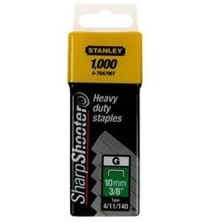 Stanley SharpShooter Heavy Duty 10mm 3/8in Type G Staples (Pack of 1000) 1-TRA706T