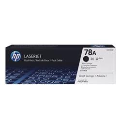 HP 78A Original LaserJet Toner Cartridge Black 2-pack CE278AD