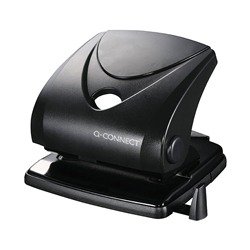 Q-Connect Standard Duty 2 Hole Punch Black 827P Ref KF01235