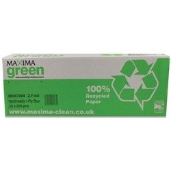Maxima Blue 1-Ply Z-Fold Hand Towel 250 Sheets (12 Pack) KMMAX7085