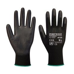 PU Palm Latex Free (Pk144) (Black) XXSmall