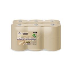 Lucart EcoNatural L-One Mini 180 Toilet Roll (Pack of 12) 812170